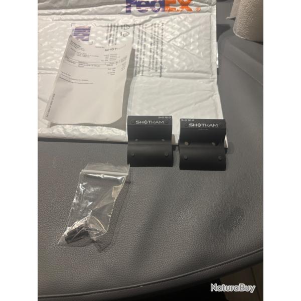 Montage Shot, cam, calibre 12 c�te � c�te fusil, juste � poser