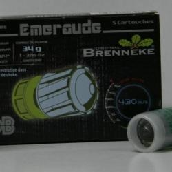 CARTOUCHE FOB EMERAUDE BRENNEKE CAL. 12/70 X5