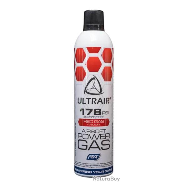 Bouteille de Gaz Ultrair Rouge ASG