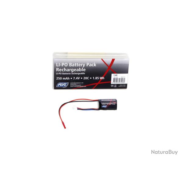HPA batterie Lipo 2S 7.4V 250mAh 20C