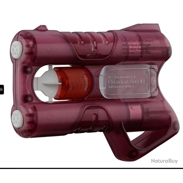 PISTOLET DE DEFENSE PIEXON GUARDIAN ANGEL 3 ROSE  (GA510N)