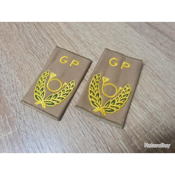 Fourreaux paules Garde Particulier marron clair