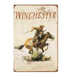 Plaque d&eacute;corative m&eacute;tal Winchester Original