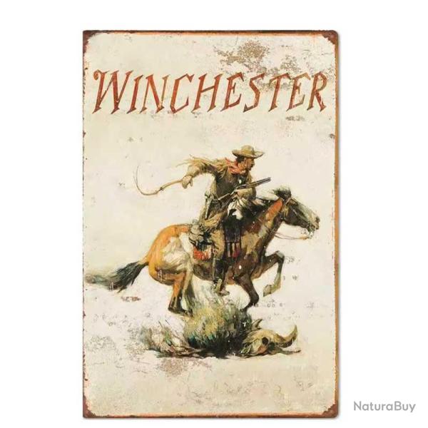 Plaque d�corative m�tal Winchester Original