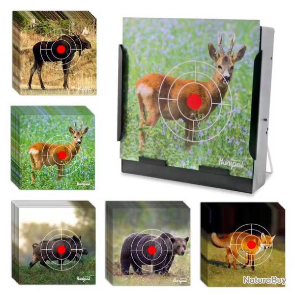 Cibles animali�re 14x14 cm x50