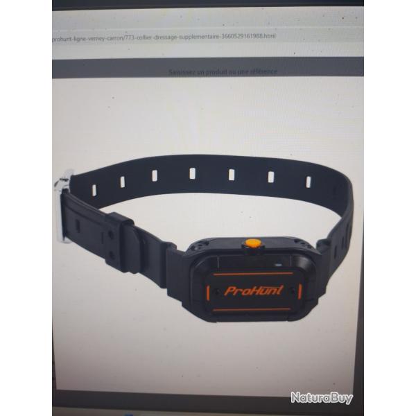 Collier additionnel de dressage 1000m Pro hunt ligne Verney Carron