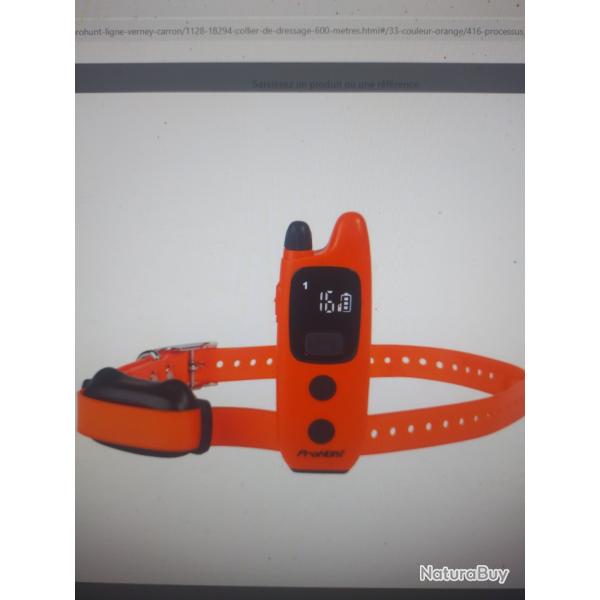 Collier de dressage 600m Pro hunt ligne Verney Carron