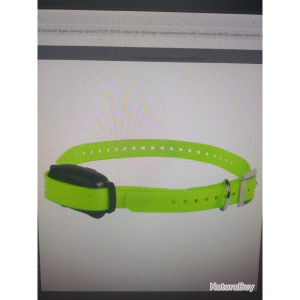 Collier de dressage additionnel 600m Pro hunt ligne Verney Carron