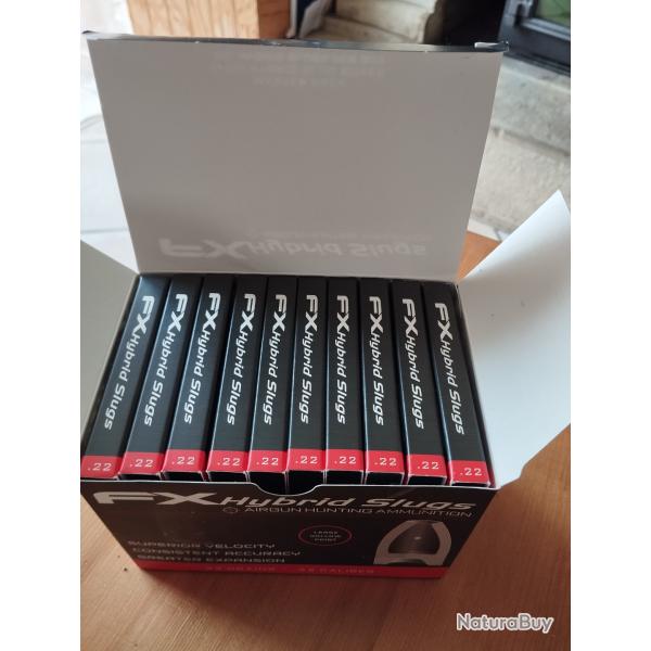 10 BOITES .SLUG FX HYBRID 5,5MM