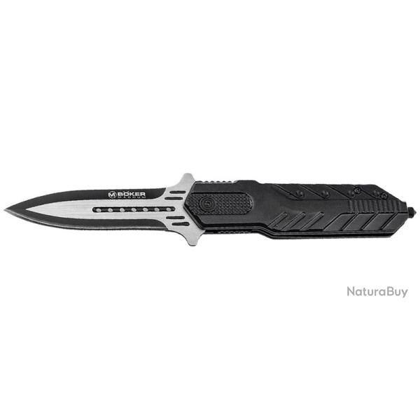Boker Couteau Rocket - Lame 90mm - Manche Aluminium - Clip - Brise-vitre