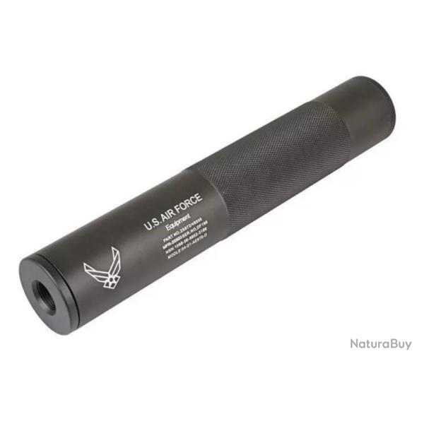 Silencieux US AIR Force Alu 198 x 35- 14mm ACW et CCW - FMA