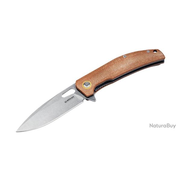Boker Couteau Toxicofera - Lame 88mm - Manche Micarta
