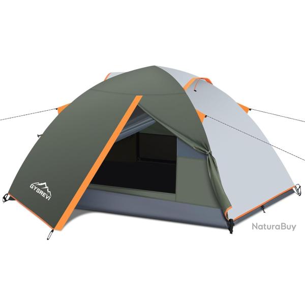 Tente de Camping 2-3 Personnes Camping Tente Ultra Lgre Portable Tente de Dme Facile  Installer