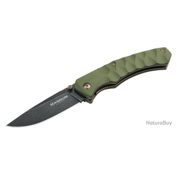 Boker Couteau Iguanodon - Lame 80mm - Manche G10 - Clip