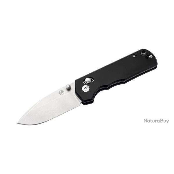 Boker Couteau Rockstub Black - Lame 67mm - Manche Aluminium - Clip rversible