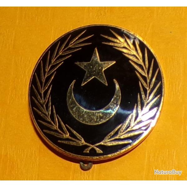 Garde Nationale de MAURITANIE, rond, fond noir, �mail  , FABRICANT DRAGO PARIS  ,HOMOLOGATION SANS,