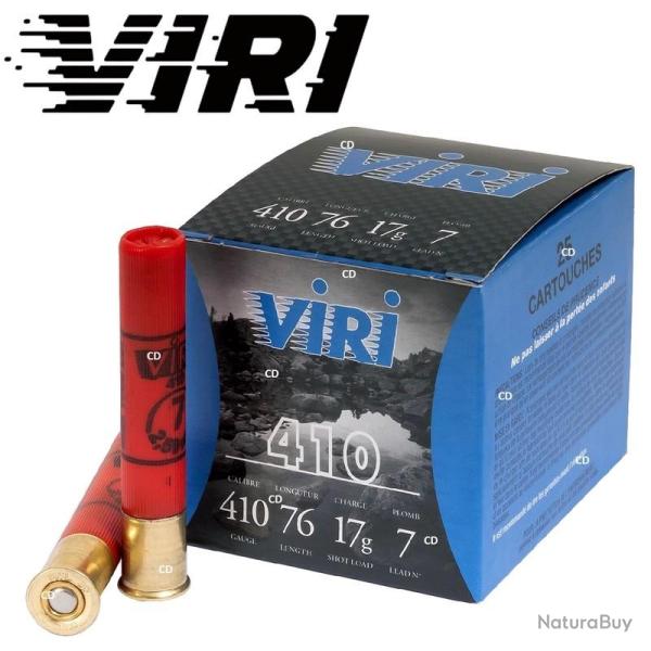 CARTOUCHE FOB VIRI calibre 410 76 17g x25