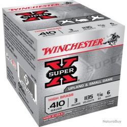 Cartouches WINCHERSTER 410 SUPER-X 19.5G n&deg;7,5 x25