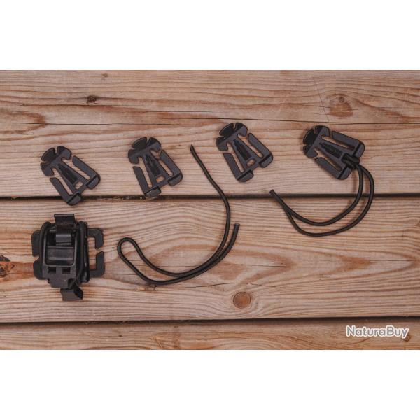 Lot diverse attaches / �lastiques pour passant molle