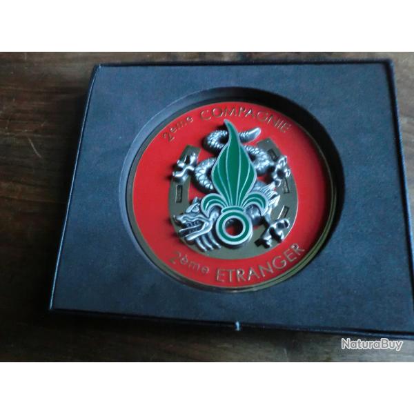 coffret m�daille 2eme r�giment �tranger  infanterie 2�compagnie