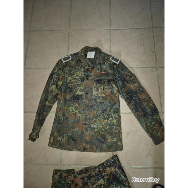 Uniforme bundeswehr fecktarn complet.