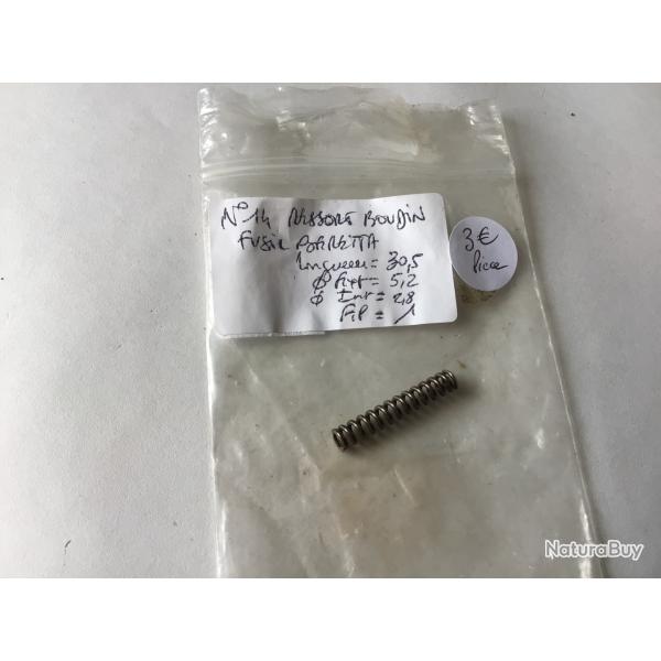 VENDU PAR LE-CUIRASSIER N�14 RESSORT BOUDIN SUPERPOS� ITALIEN BERETTA CAL 12