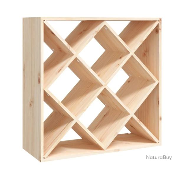 Armoire  vin 62x25x62 cm Bois de pin massif design dcoration chic intrieur