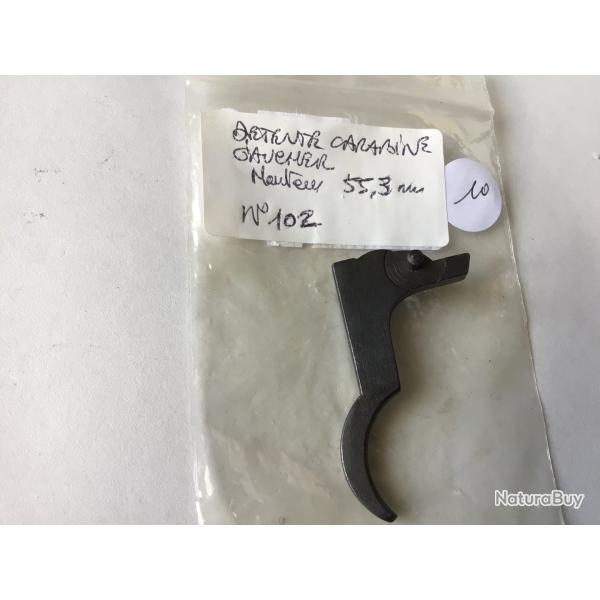 VENDU PAR LE-CUIRASSIER N�102 DETENTE DE  CARABINE GAUCHER  9-12-14 MM ET 22 LR HAUTEUR 55,3MM