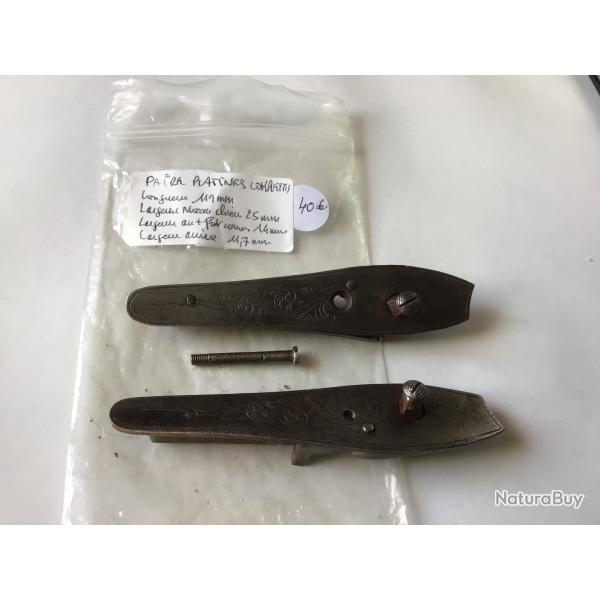 VENDU PAR LE-CUIRASSIER PAIRE DE PLATINES DE FUSIL � CHIEN