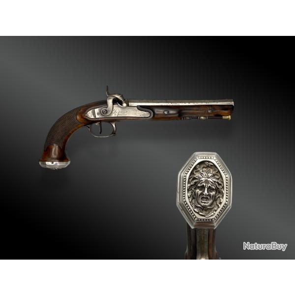 PISTOLET D'OFFCIER GENERAL, par LEPAGE Arquebusier de sa Majest. France 1er Empire.