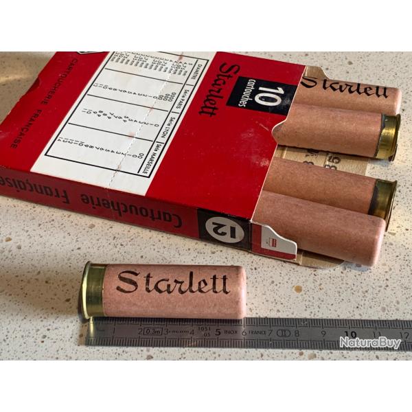 ancienne boite de 10 cartouches calibre 12 STARLETT