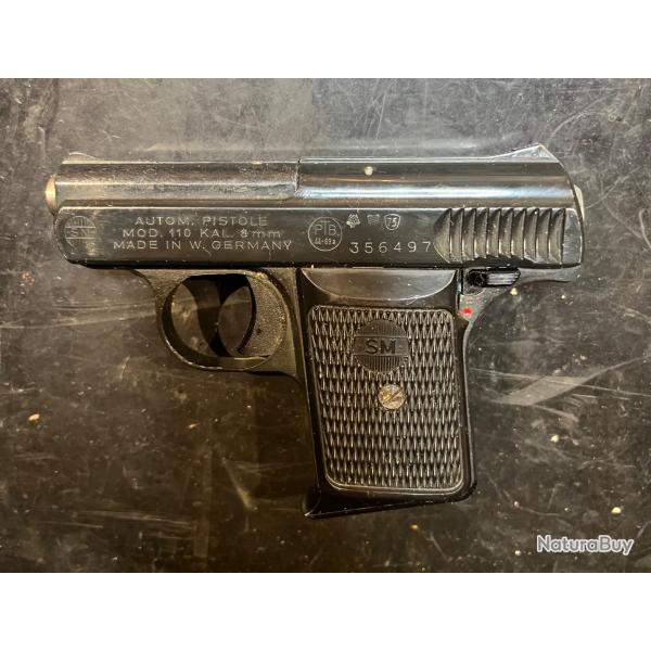 Pistolet d'Alarme SM Mod�le 110 Calibre 8mm PAK Tr�s Bon �tat