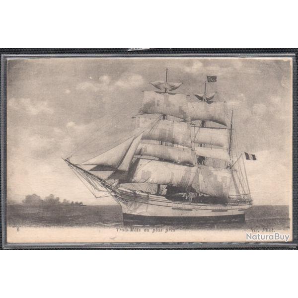 CPA -Trois-Mats au plus pres N�1462