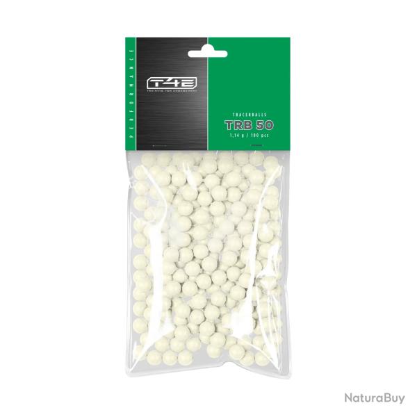 Munition Billes Umarex T4E FLUORESCENTES CAL.50 X100 - PERFORMANCE TRB 50