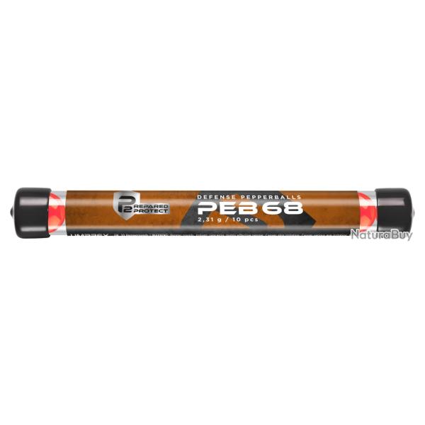 Munition Billes Umarex T4E POIVRE CAL.68 X10  Poids.2,31g