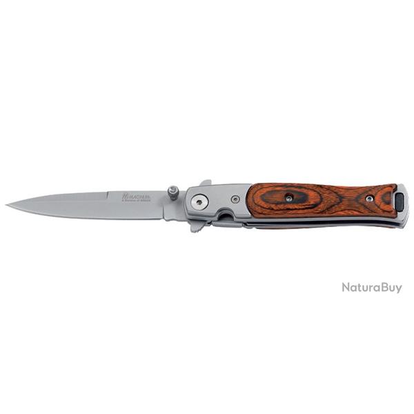 Boker Couteau Stiletto- Lame 83mm - Manche pakka