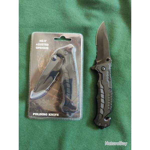 Couteau de survie 3 en 1