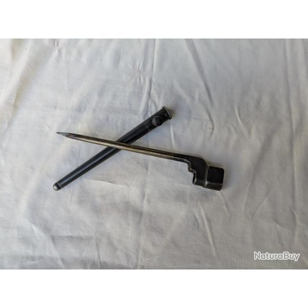 WW2 ANGLETERRE BAIONNETTE CLOU MILITAIRE ANGLAISE " N� 4 MK2 B " 39-45