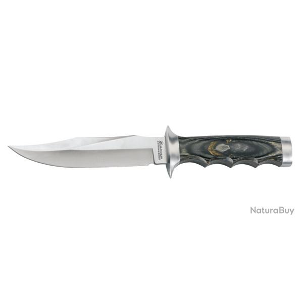 Boker Couteau Jungle Devil - Lame 153mm - Manche contreplaqu� - Etui Cuir