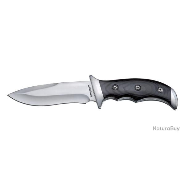 Boker Couteau Capital - Lame 115mm - Manche Micarta - Etui Cuir