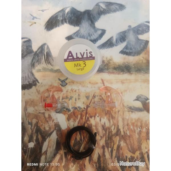 BOUCHON D OREILLE  ALVIS MK 3 TAILLE LARGE