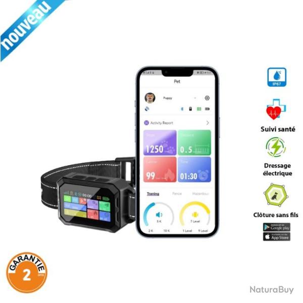 BF 25 ! Collier Anti-Fugue RoG Area II + Dressage avec Application