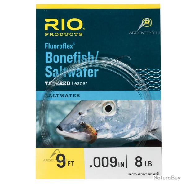 Bas de ligne RIO Bonefish fluoroflex 9�(2,70m) 10lbs