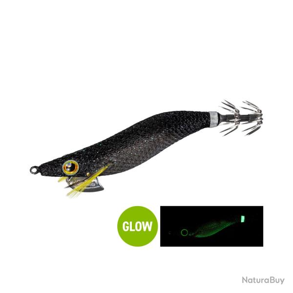 Turlutte Shimano Lure Sephia Clinch Flash Boost 2.5 10g 10g 2.5 Full Black