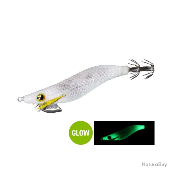 Turlutte Shimano Lure Sephia Clinch Flash Boost 2.5 10g 10g 2.5 White Glow