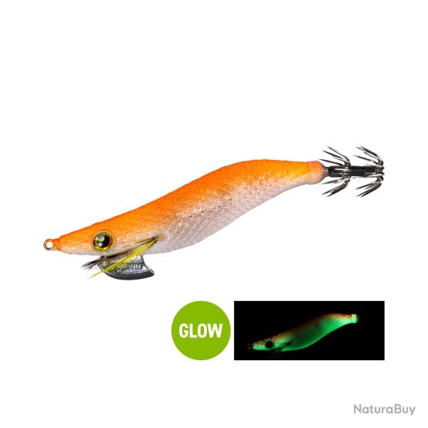 Turlutte Shimano Lure Sephia Clinch Flash Boost 2.5 10g 10g 2.5 Orange Glow