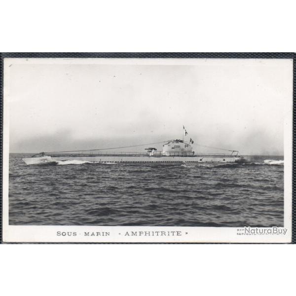 CPA -MARINE DE GUERRE - " AMPHITRITE "  - Sous-Marin N�1466