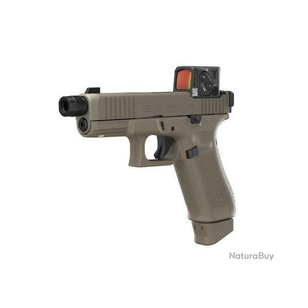 GLOCK 45 MOS FILETE HUNTER GREEN AIMPOINT COA CAL.9X19