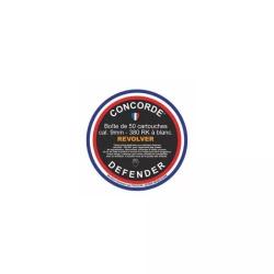 Cartouches CONCORDE 380 RK &agrave; blanc calibre 9MM x50