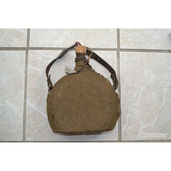 Gourde arm�e Fran�aise originale WW2, Indo et Alg�rie / Bon �tat